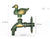 Decorative Antique Brass Garden Outdoor Faucet Cold Water Tap - With a Set of Brass Quick Connecter for 1/2" Inches Hose