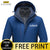 Casual Warm Jacket for Men and Women with Custom Logo Embroidery Three-piece Detachable for Winter Personalized Design