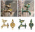 Decorative Antique Brass Garden Outdoor Faucet Cold Water Tap - With a Set of Brass Quick Connecter for 1/2" Inches Hose