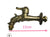 Decorative Antique Brass Garden Outdoor Faucet Cold Water Tap - With a Set of Brass Quick Connecter for 1/2" Inches Hose