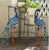 Modern Garden Decoration Peacock Statue Home Decor Metal Bird Sculpture Garden