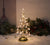 LED Christmas Tree Table Lamp Battery Power Modern Crystal Desk Table Lights