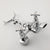 JIENI Brass Bathroom Basin Faucet Bathtub Shower Set Chrome Polish Water Mixer Tap Wall Mounted Telephone Hand Shower Faucet