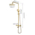 KEMAIDI Thermostatic Shower Set Gold Bathroom Shower System 38 Thermostatic Bath Shower Set