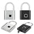 KERUI Smart Fingerprint Padlock USB Rechargeable Mini Size Finger Touch Lock for Door Cabinets Locker Bikes Door Lock