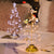 LED Christmas Tree Table Lamp Battery Power Modern Crystal Desk Table Lights