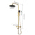 KEMAIDI Thermostatic Shower Set Gold Bathroom Shower System 38 Thermostatic Bath Shower Set