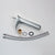 KEMAIDI Grey Bathroom Basin Faucet Wine Glass Style Single Lever Waterfall Faucets Hot and Cold Water  Mixer Deck Mounte Taps