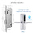 waterproof biometric fingerprint door Locks electronic Smart door lock RFID Card code lock For Aluminum Glass Door