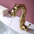 Basin Faucets Dragon Chrome Brass Bathroom Mixer Faucet Hot and Cold Single Hole Basin Crane Taps Sink Mixer Tap Basin Torneira