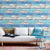 Vintage Wood Self Adhesive Paper Removable Peel Stick Wallpaper Blue Wood Panel