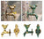 Decorative Antique Brass Garden Outdoor Faucet Cold Water Tap - With a Set of Brass Quick Connecter for 1/2" Inches Hose