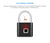 KERUI Smart Fingerprint Padlock USB Rechargeable Mini Size Finger Touch Lock for Door Cabinets Locker Bikes Door Lock