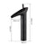 KEMAIDI Grey Bathroom Basin Faucet Wine Glass Style Single Lever Waterfall Faucets Hot and Cold Water  Mixer Deck Mounte Taps