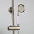 KEMAIDI Wall Mounted Shower Faucets Set Nickel Brushed Adjustable Rain Shower Bar Cold and Hot Water Mixer Shower sets