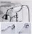 Bathtub Faucet Brass Chrome Bath Shower Set Silver Wall Mount Rain Shower Faucets Bathroom Shower Mixer Tap Set torneiras G021