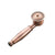 Antique Red Copper 8Inch Round Rainfall Shower Head Shower Arm Water Saving Hand Held Shower Head Spray 1.5 M Shower Hose