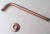 Antique Red Copper 8Inch Round Rainfall Shower Head Shower Arm Water Saving Hand Held Shower Head Spray 1.5 M Shower Hose