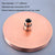 Antique Red Copper 8Inch Round Rainfall Shower Head Shower Arm Water Saving Hand Held Shower Head Spray 1.5 M Shower Hose