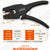 High Quality Self-Adjusting Insulation Wire Stripper Pliers Range 0.03-10mm Flat Nose for Short Eye-Catching Design