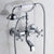 Bathtub Faucet Brass Chrome Bath Shower Set Silver Wall Mount Rain Shower Faucets Bathroom Shower Mixer Tap Set torneiras G021