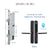 waterproof biometric fingerprint door Locks electronic Smart door lock RFID Card code lock For Aluminum Glass Door