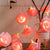 1.5M 10LED Artificial Rose Flower Garland String Light LED Fairy Lights Decorations