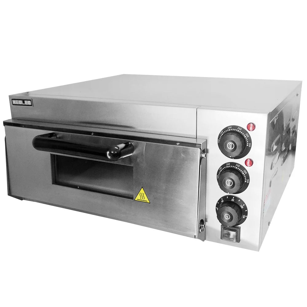 XEOLEO Electric Pizza Oven Commercial Baking Machine Baker 13 Inch 350 Degree