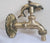 Decorative Antique Brass Garden Outdoor Faucet Cold Water Tap - With a Set of Brass Quick Connecter for 1/2" Inches Hose