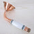 Antique Red Copper 8Inch Round Rainfall Shower Head Shower Arm Water Saving Hand Held Shower Head Spray 1.5 M Shower Hose