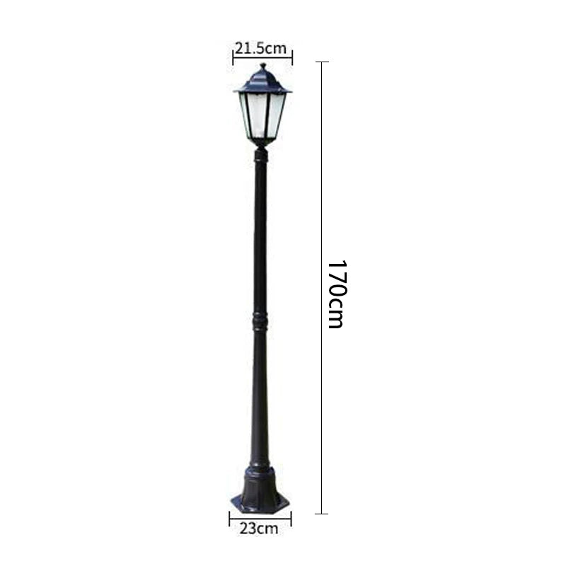 (H≈1.7M) European Outdoor Garden Light Waterproof Garden Villa Lawn Lamp Garden Engineering Special Lamps