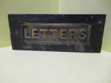 Antique Brass Letter Box Cover Missing Spring 162L x 65D