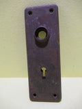 Soft Rectngle Copper Effect Door Plates 152L x 53W