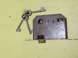 Legge Mortice Lock made in NZ with 3 Keys Plate 151L x 22W/Body 102L x 76W x 12D