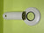 Caroma White Plastic Long Slender Shower Head 180L x 60Dia/ Plate 135Dia