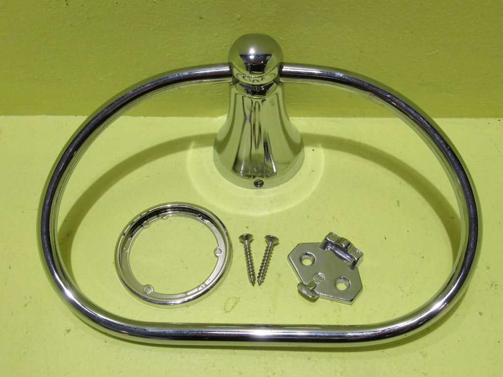 Modern Chrome Oval Hand Towel Holder 1970W x 135H x 80D