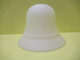 Glass Bell Style Lamp Shade in Miilky White 100H x 145D