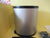 Classic Round 11 Litre Steel - Brushed Silver Rubbish Bin 280H x 270Dia