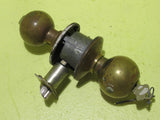 Antique Brass Effect Thumb Turn with Entry Knob Set. 75H x 60Dia