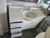 White/Cream Bathroom Vanity with 3 Draws, 2 Cupboard with Methven Mixer Tap 890H x 1010W x 490D