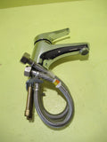 Chrome MIxer with Flexi Hoses 120H x 52Dia/Spout 160L