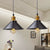 Vintage LED Iron Lampshade Retro Chandeliers Russia Pendant Lights