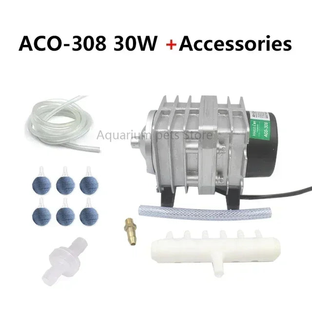 Hailea 220v Air Compressor for Aquarium Accessories 70L/MIN Electromagnetic Pump Fish Tank Accessories Aerator for Aquarium Pet