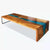 Epoxy resin river table walnut log solid wood large board  poplar tea table simple