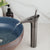 KEMAIDI Grey Bathroom Basin Faucet Wine Glass Style Single Lever Waterfall Faucets Hot and Cold Water  Mixer Deck Mounte Taps