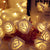 1.5M 10LED Artificial Rose Flower Garland String Light LED Fairy Lights Decorations