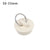 Kitchen Bathroom Water Sink Plug with Hanging Ring Round Rubber Bathtub Stopper Durable White Leakage-proof Sewer Drain Cover