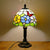 SOURA Tiffany Table Lamp American Retro Living Room Bedroom Lamp Luxurious Villa Hotel  Stained Glass Desk Lamp