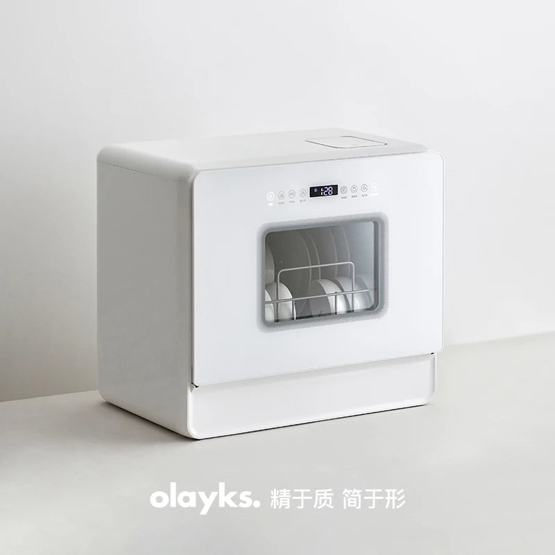 Dishwasher 52L Automatic Home Desktop Intelligent Disinfection Hot Air Drying 6 Sets Installation-Free Appliances