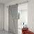 Sliding Door System Stainless Steel Sliding Barn Door Hardware Kit Rail System Industrial Track 4 Shape Rollers